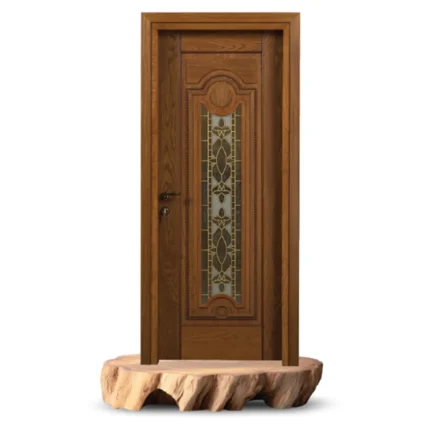 درب داخلی شیشه خور مدل DS8050