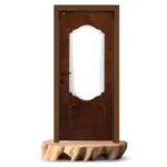 درب داخلی شیشه خور مدل DS8051