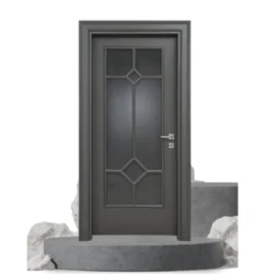 درب داخلی شیشه خور مدل DS8057