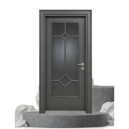 درب داخلی شیشه خور مدل DS8057