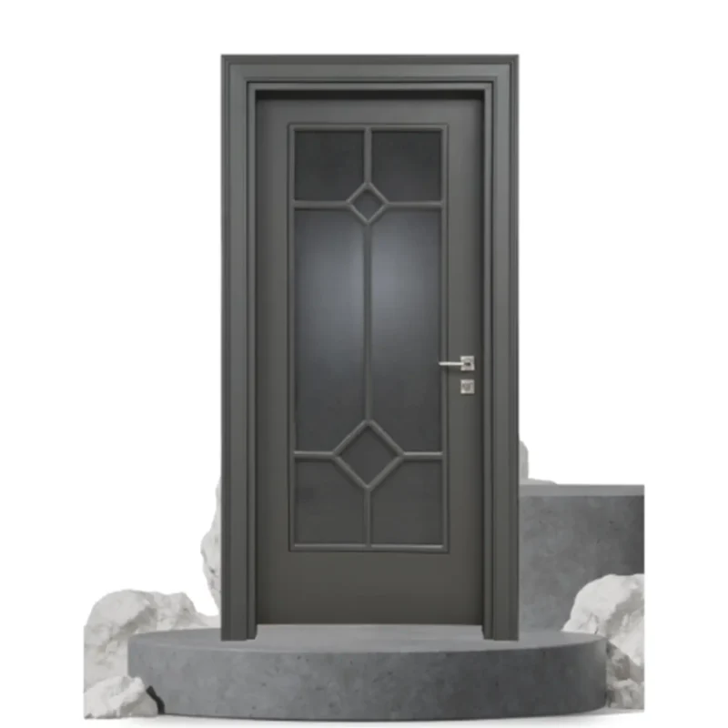 درب داخلی شیشه خور مدل DS8057